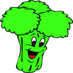 Broccoli - Happy Clip Art