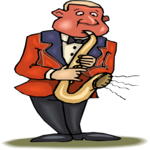 Saxophonist 16 Clip Art