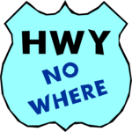 HWY Nowhere Clip Art