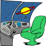 Space Ship - Cockpit 1 Clip Art