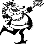 King - Loony Clip Art