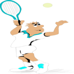 Tennis 047 Clip Art