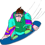 Snowboarder 32 Clip Art