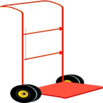 Handtruck 1 Clip Art