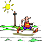 T & F - Runner 55 Clip Art