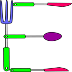 Utensil E Clip Art