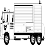 Fire Truck 03 Clip Art