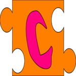 Puzzle C Clip Art