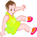 Child Falling Clip Art