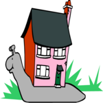 Snail House 2 Clip Art