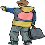 Boy - Back Side 1 Clip Art