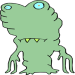 Mutant Creature 111 Clip Art