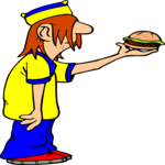 Burger Guy Clip Art
