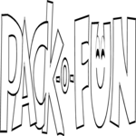 Pack-O-Fun Logo Clip Art