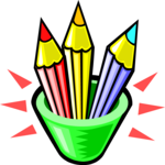 Colored Pencils 05 Clip Art