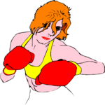Boxing - Boxer 13 Clip Art