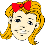 Girl - Face 2 Clip Art