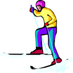 Skier 56 Clip Art