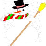 Snowman 5 Clip Art