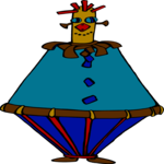 Cone Clown Clip Art