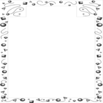 Confetti Frame 03 Clip Art