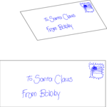 Letter to Santa 1 Clip Art