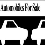 Automobiles for Sale Clip Art