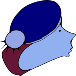 Whistling Woman Clip Art