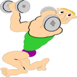 Weight Lifting 02 Clip Art