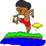 Jumping In 4 Clip Art