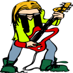 Guitarist 13 Clip Art