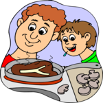 Cooking Steak Clip Art