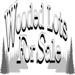 Wooded Lots for Sale Clip Art