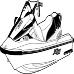 Jet Ski 4 Clip Art