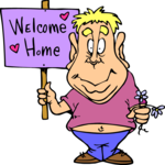 Welcome Home 1 Clip Art