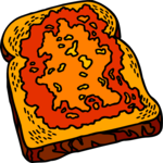 Bread - Slice 6 Clip Art