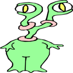 Space Alien 085 Clip Art