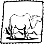 Camel - Happy Clip Art