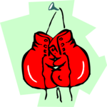 Boxing Gloves 1 Clip Art