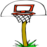 Basketball - Backboard 4 Clip Art