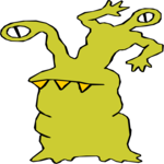 Mutant Creature 139 Clip Art