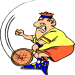 Tennis 100 Clip Art