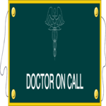 Doctor on Call Clip Art