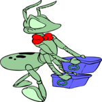 Recycling - Bug Clip Art