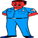 Fire Fighter 03 Clip Art