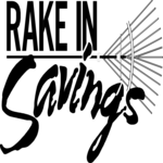 Rake In Savings Title Clip Art
