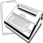 Typewriter Clip Art