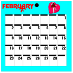 14 February - Sat Clip Art