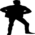 Man Standing 2 Clip Art