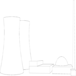 Nuclear Plant 2 Clip Art